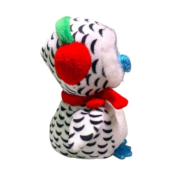 TY BEANIE BOOS NESTER The Christmas Owl 6” Plush Stuffed Animal - Picture 5 of 11